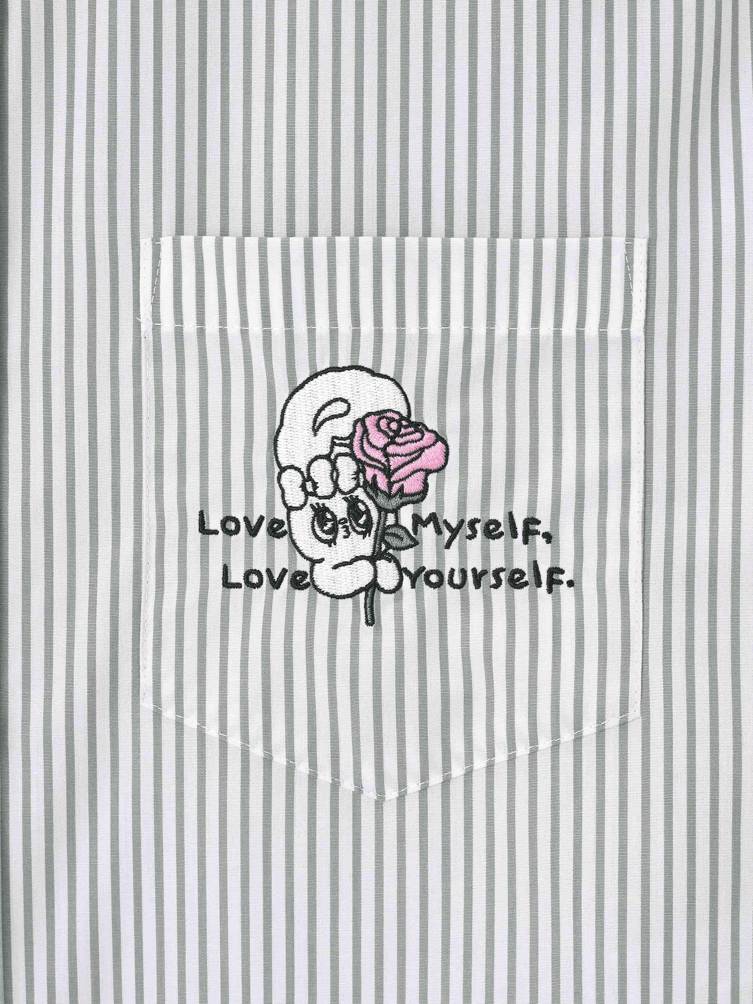 なずなページ GU公式 | ストライプショートシャツ(5分袖) エスターバニー