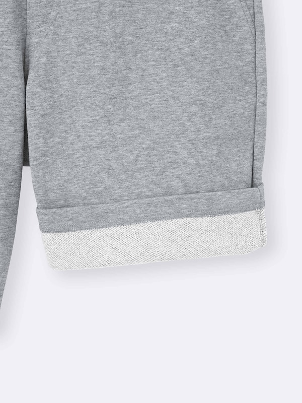 スウェットハーフパンツ(ウエストリブ)