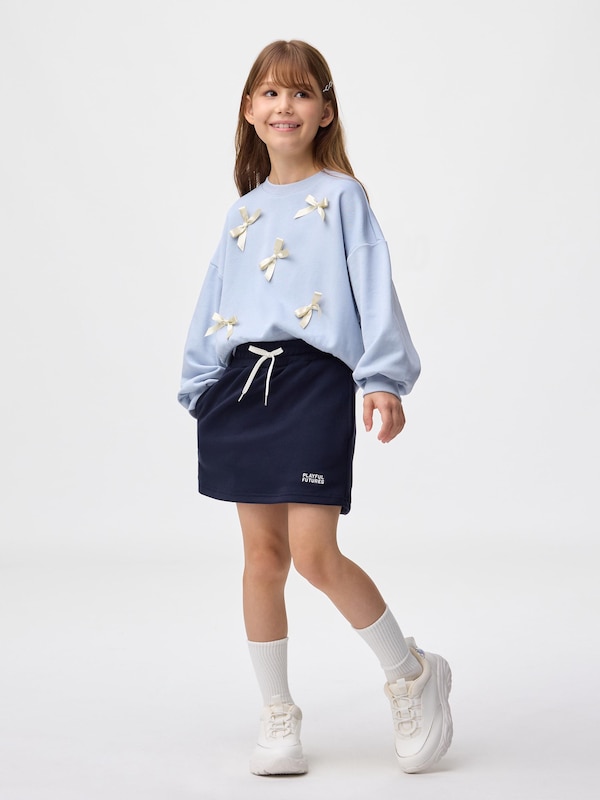 GIRLSリボンスウェットシャツ