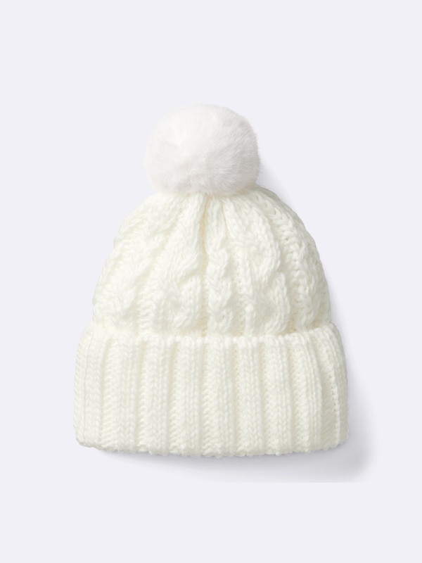 KIDS(男女兼用)ケーブルニットキャップ