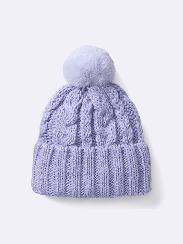 KIDS(男女兼用)ケーブルニットキャップ