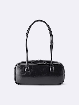 ワイドボストンバッグ 【レディース】 【グッズ】【GU公式/ジーユー】 【BLACK】 ワイドボストンバッグ 【レディース】 【グッズ】【GU公式/ジーユー】 【BLACK】