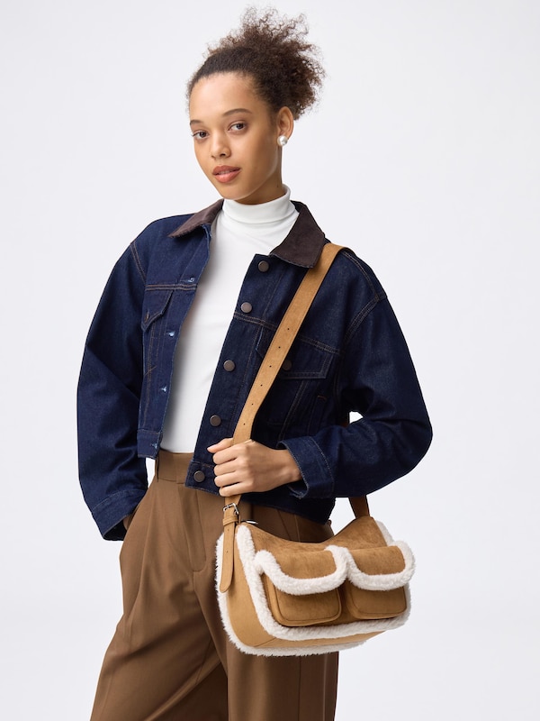 ダブルフラップポケットバッグ