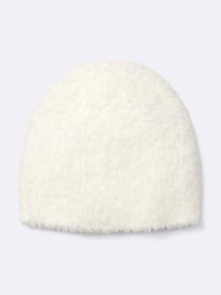 フェザーヤーンニットキャップ 【レディース】 【グッズ】【GU公式/ジーユー】 【OFF WHITE】 フェザーヤーンニットキャップ 【レディース】 【グッズ】【GU公式/ジーユー】 【OFF WHITE】