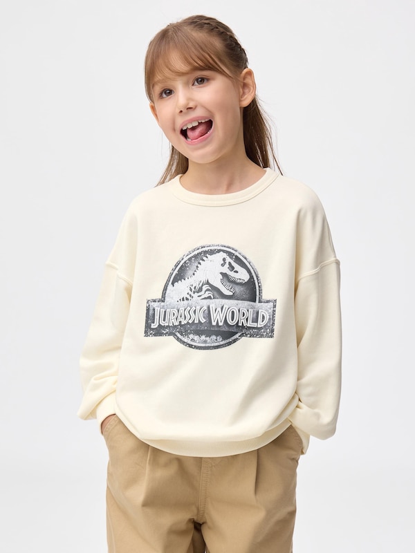 KIDS(男女兼用)グラフィックスウェットシャツ JURASSIC WORLD