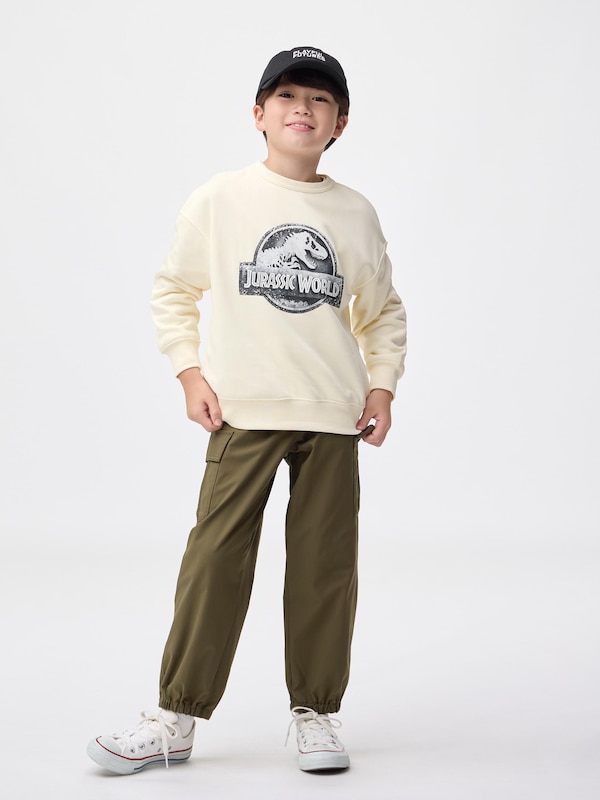 KIDS(男女兼用)グラフィックスウェットシャツ JURASSIC WORLD