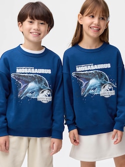 KIDS(男女兼用)グラフィックスウェットシャツ JURASSIC WORLD