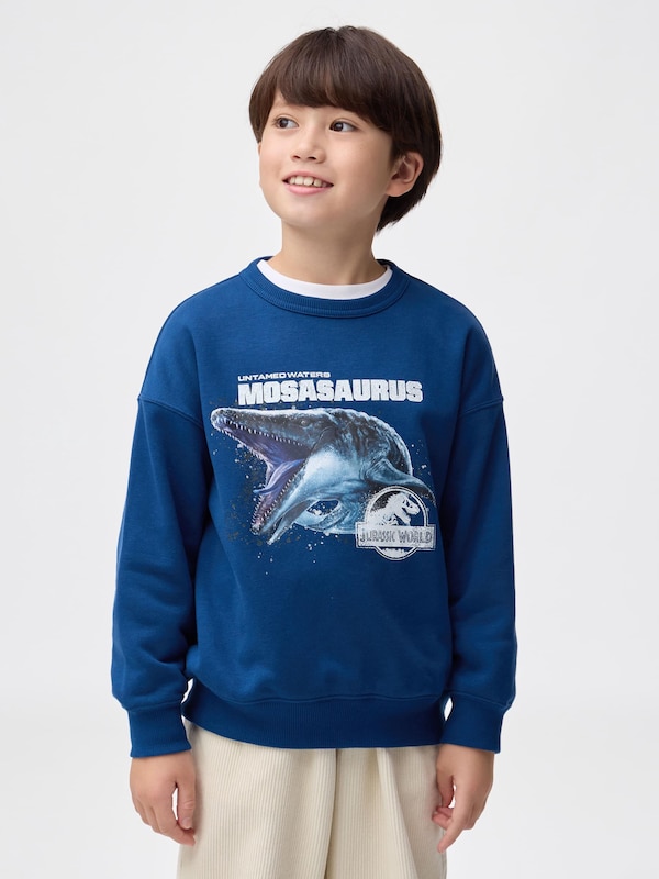 KIDS(男女兼用)グラフィックスウェットシャツ JURASSIC WORLD