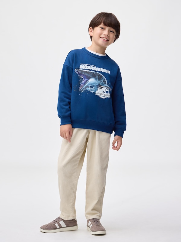 KIDS(男女兼用)グラフィックスウェットシャツ JURASSIC WORLD