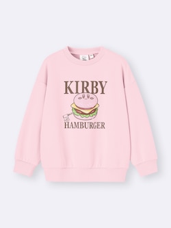 KIDS(男女兼用)グラフィックスウェットシャツ Kirby