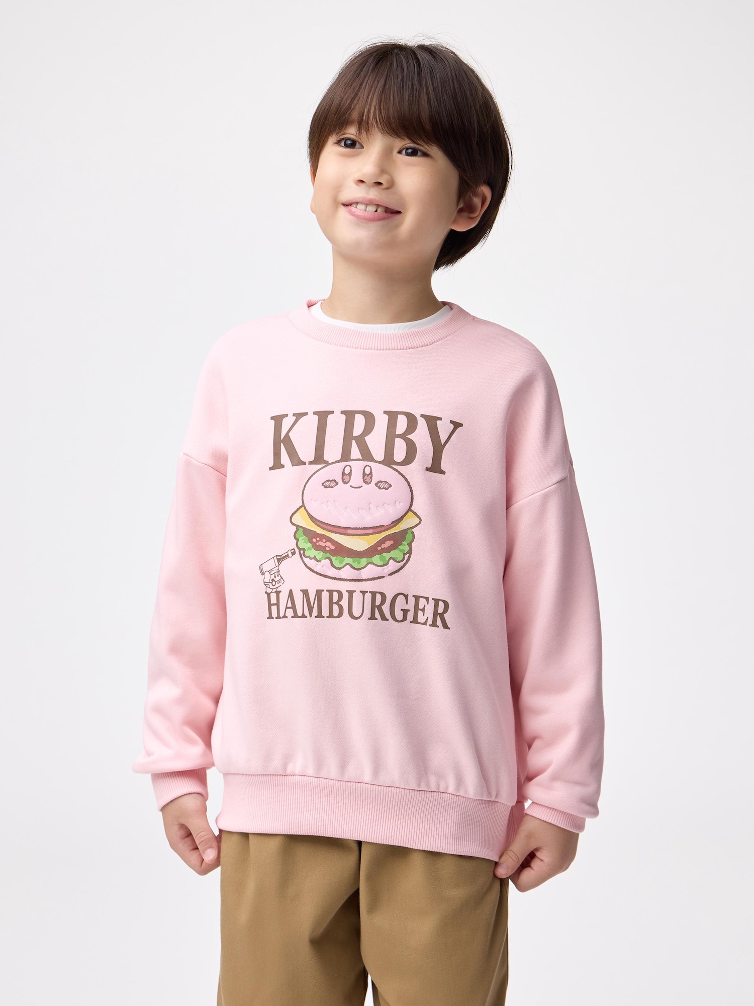 GU公式 | KIDS(男女兼用)グラフィックスウェットシャツ Kirby