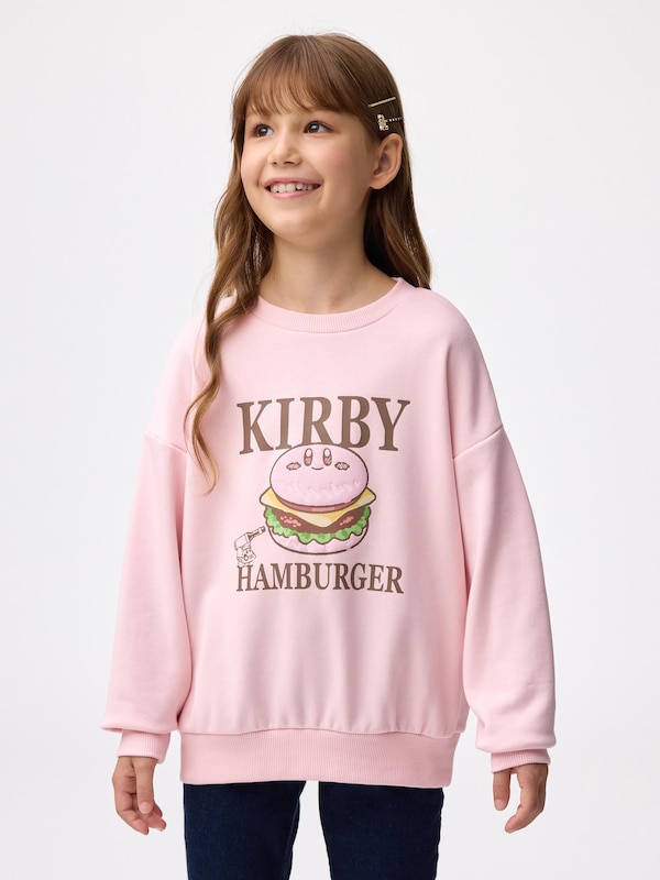 KIDS(男女兼用)グラフィックスウェットシャツ Kirby
