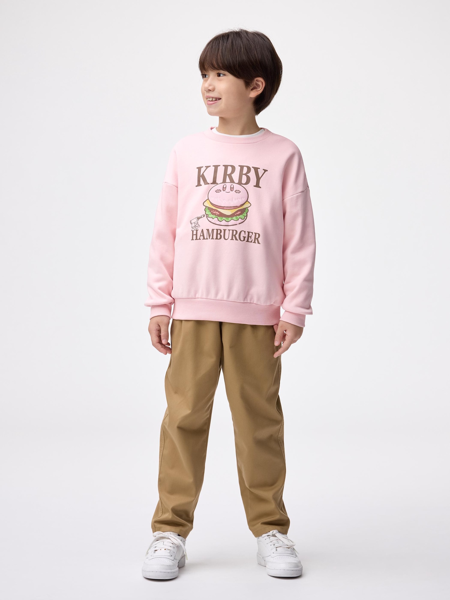 GU公式 | KIDS(男女兼用)グラフィックスウェットシャツ Kirby