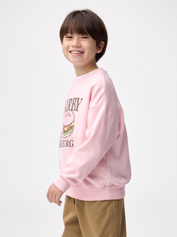 KIDS(男女兼用)グラフィックスウェットシャツ Kirby