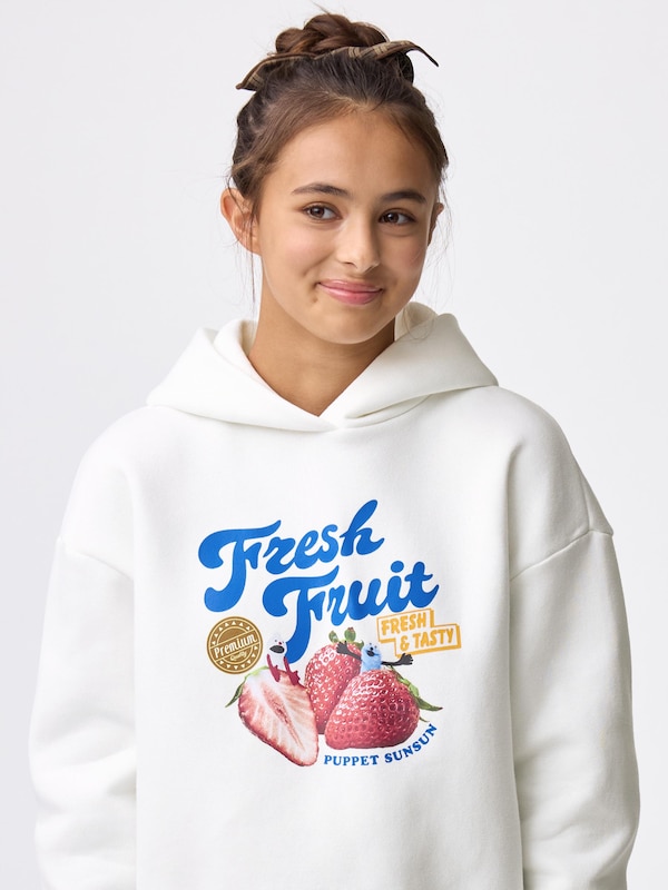 GIRLSヘビーウェイトスウェットパーカJR パペットスンスン