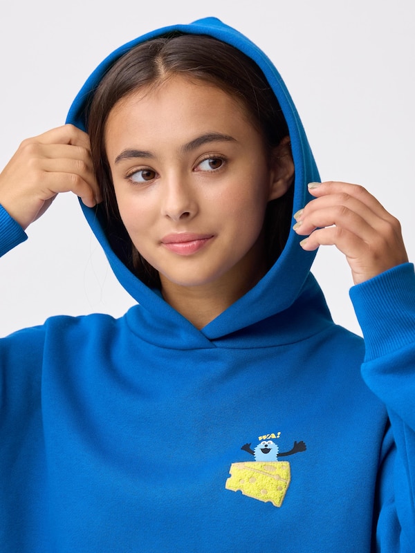 GIRLSヘビーウェイトスウェットパーカJR パペットスンスン