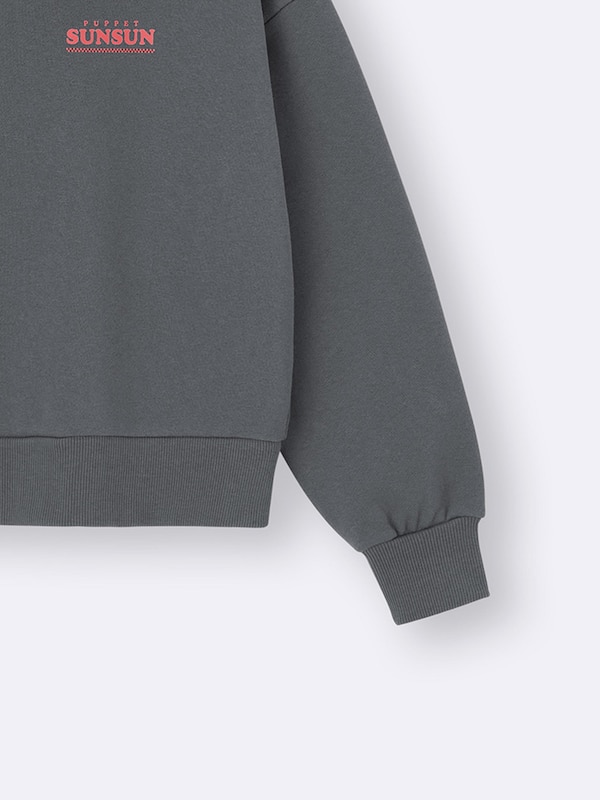 GIRLSヘビーウェイトスウェットパーカJR パペットスンスン