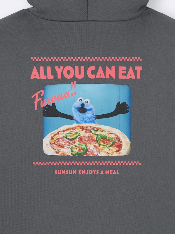 GIRLSヘビーウェイトスウェットパーカJR パペットスンスン