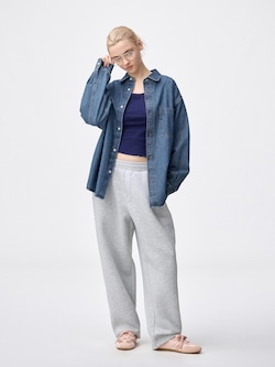 パフスウェットキャロットパンツ(丈標準69.0～73.0cm)