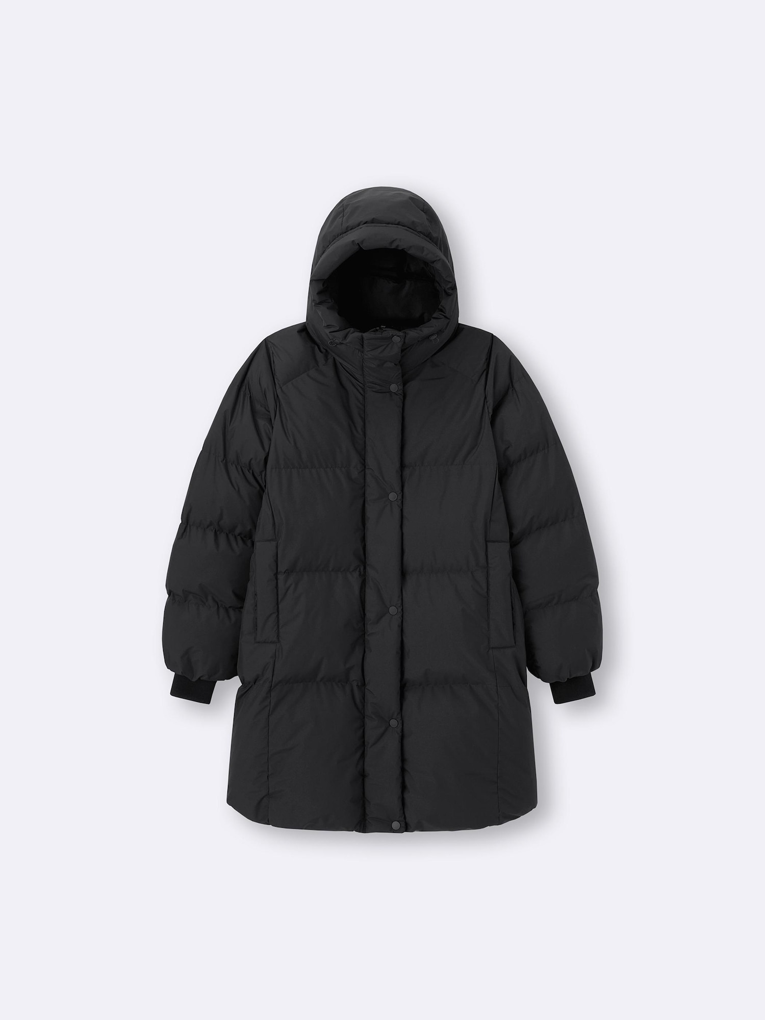 【GU】スーパーウォームパデットコート➕EC❤︎ブラック❤︎XL❤︎検ダウンロング GU公式 | スーパーウォームパデッドコート+EC(レディース)