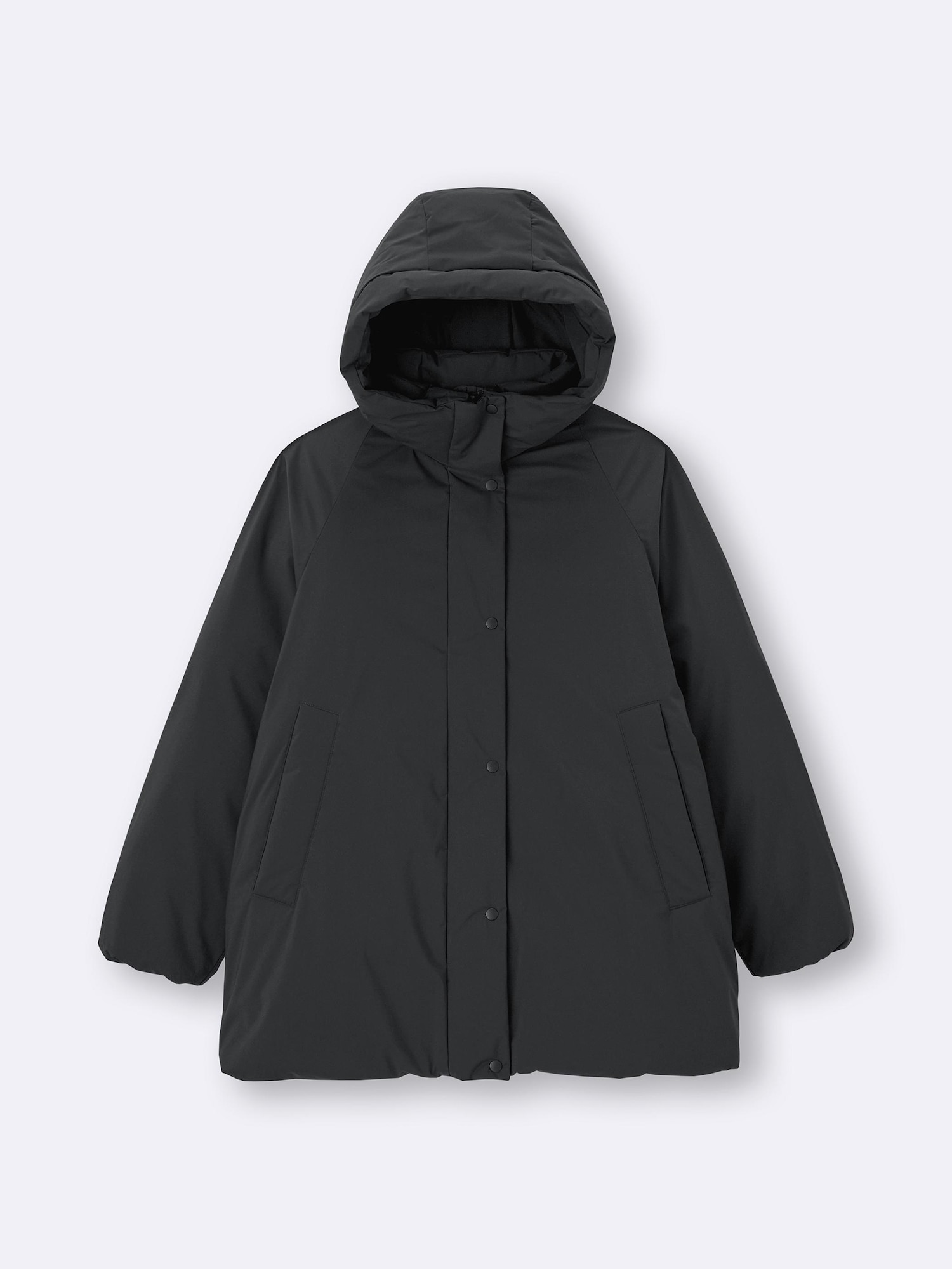 【GU】スーパーウォームパデットコート➕EC❤︎ブラック❤︎XL❤︎検ダウンロング GU公式 | ウォームパデッドコート+EC(メンズ)