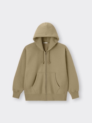 ヘビーウェイトスウェットフルジップパーカ(長袖)+OS(米国仕様) 【メンズ】 【Tシャツ・カットソー】【GU公式/ジーユー】 【BROWN】 ヘビーウェイトスウェットフルジップパーカ(長袖)+OS(米国仕様) 【メンズ】 【Tシャツ・カットソー】【GU公式/ジーユー】 【BROWN】