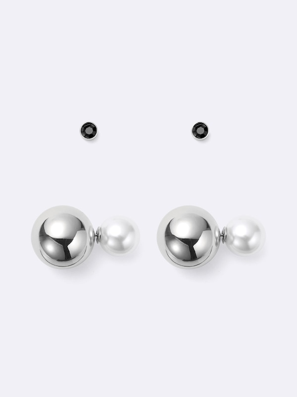 パールライク&メタルピアス2P