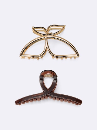 メタルバタフライヘアクリップ2P 【レディース】 【グッズ】【GU公式/ジーユー】 【GOLD】 メタルバタフライヘアクリップ2P 【レディース】 【グッズ】【GU公式/ジーユー】 【GOLD】