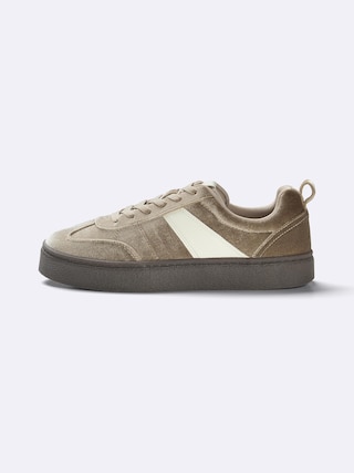 ベロアスニーカー 【レディース】 【シューズ】【GU公式/ジーユー】 【BEIGE】 ベロアスニーカー 【レディース】 【シューズ】【GU公式/ジーユー】 【BEIGE】