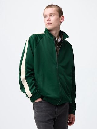トラックジャケット 【メンズ】 【アウター】【GU公式/ジーユー】 【DARK GREEN】 トラックジャケット 【メンズ】 【アウター】【GU公式/ジーユー】 【DARK GREEN】