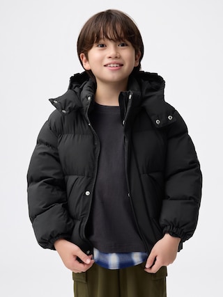 KIDS(男女兼用)ウォームパデッドブルゾン 【KIDS・TEEN】 【キッズ アウター】【GU公式/ジーユー】 【BLACK】 KIDS(男女兼用)ウォームパデッドブルゾン 【KIDS・TEEN】 【キッズ アウター】【GU公式/ジーユー】 【BLACK】