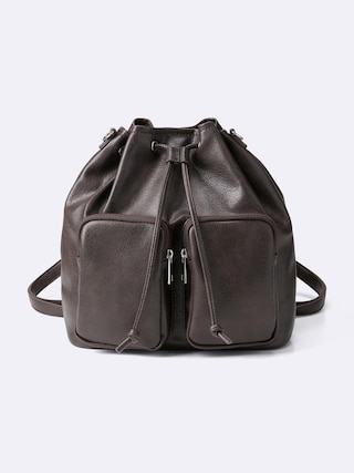 ポケットミニバックパック 【レディース】 【グッズ】【GU公式/ジーユー】 【DARK BROWN】 ポケットミニバックパック 【レディース】 【グッズ】【GU公式/ジーユー】 【DARK BROWN】