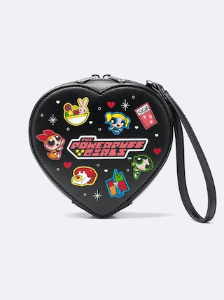 ミニハートバッグ THE POWERPUFF GIRLS 【KIDS・TEEN】 【キッズ グッズ】【GU公式/ジーユー】 【BLACK】 ミニハートバッグ THE POWERPUFF GIRLS 【KIDS・TEEN】 【キッズ グッズ】【GU公式/ジーユー】 【BLACK】