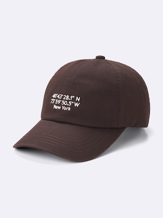 UVカットツイルロゴキャップ 【レディース】 【グッズ】【GU公式/ジーユー】 【DARK BROWN】 UVカットツイルロゴキャップ 【レディース】 【グッズ】【GU公式/ジーユー】 【DARK BROWN】