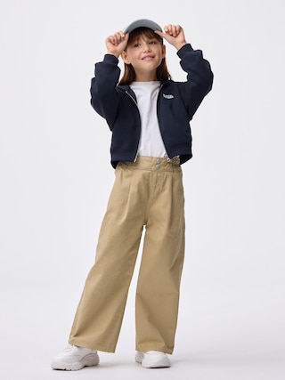 GIRLSタックワイドパンツNT+E 【KIDS・TEEN】 【キッズ パンツ・スカート】【GU公式/ジーユー】 【BEIGE】 GIRLSタックワイドパンツNT+E 【KIDS・TEEN】 【キッズ パンツ・スカート】【GU公式/ジーユー】 【BEIGE】