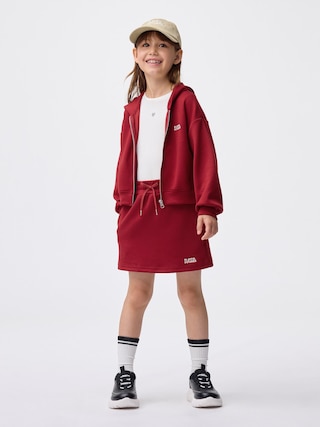 GIRLSパフスウェットミニスコート 【KIDS・TEEN】 【キッズ パンツ・スカート】【GU公式/ジーユー】 【WINE】 GIRLSパフスウェットミニスコート 【KIDS・TEEN】 【キッズ パンツ・スカート】【GU公式/ジーユー】 【WINE】