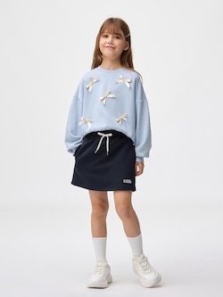 GIRLSパフスウェットミニスコート