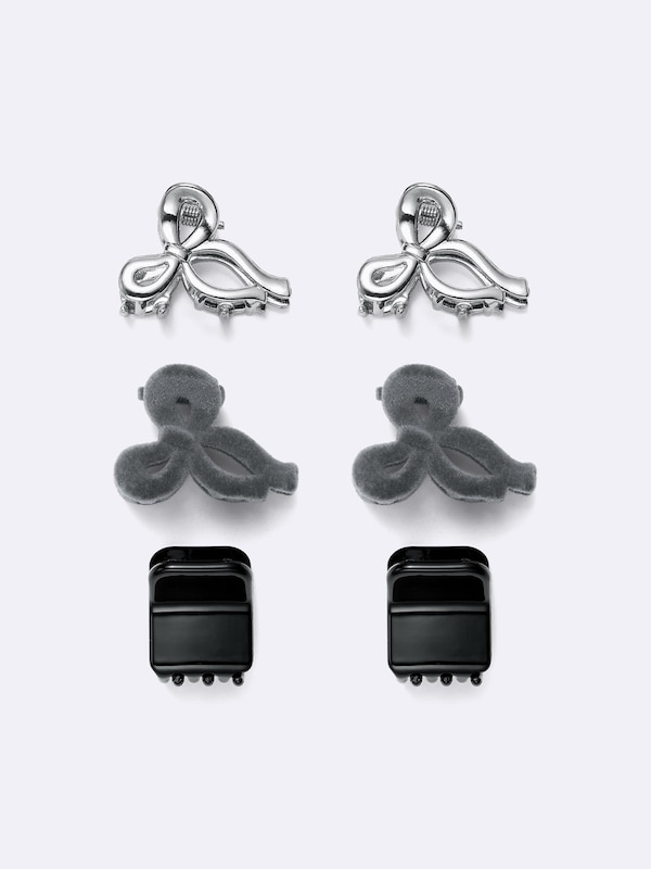 モチーフミニヘアクリップ6P
