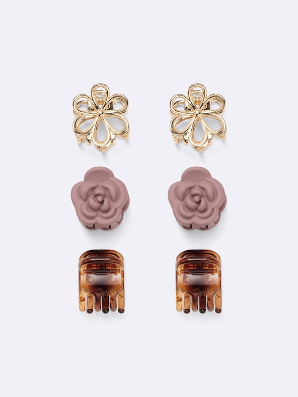 モチーフミニヘアクリップ6P