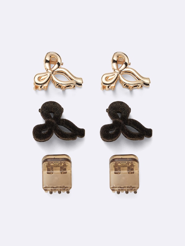 モチーフミニヘアクリップ6P