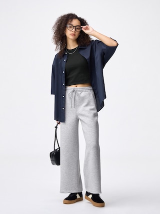 パフスウェットバギーパンツ(丈標準68.0~72.0cm) 【レディース】 【パンツ】【GU公式/ジーユー】 【GRAY】 パフスウェットバギーパンツ(丈標準68.0~72.0cm) 【レディース】 【パンツ】【GU公式/ジーユー】 【GRAY】