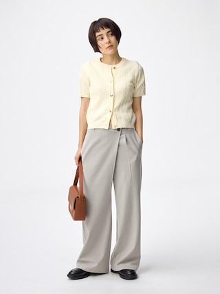 ラップスラックスZ+E 【レディース】 【パンツ】【GU公式/ジーユー】 【BEIGE】 ラップスラックスZ+E 【レディース】 【パンツ】【GU公式/ジーユー】 【BEIGE】
