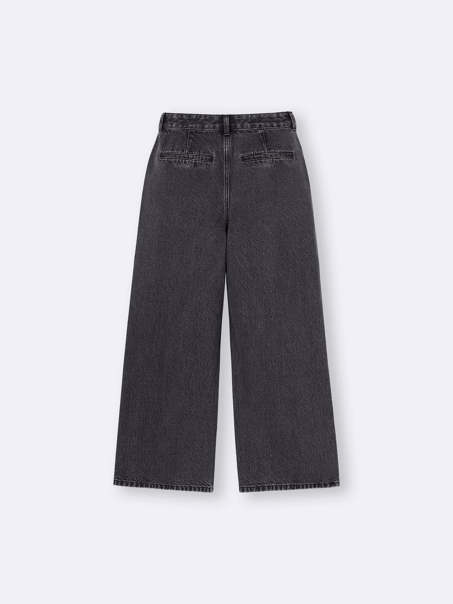 GU公式 | デニムタックトラウザー(丈標準70.0～74.0cm)
