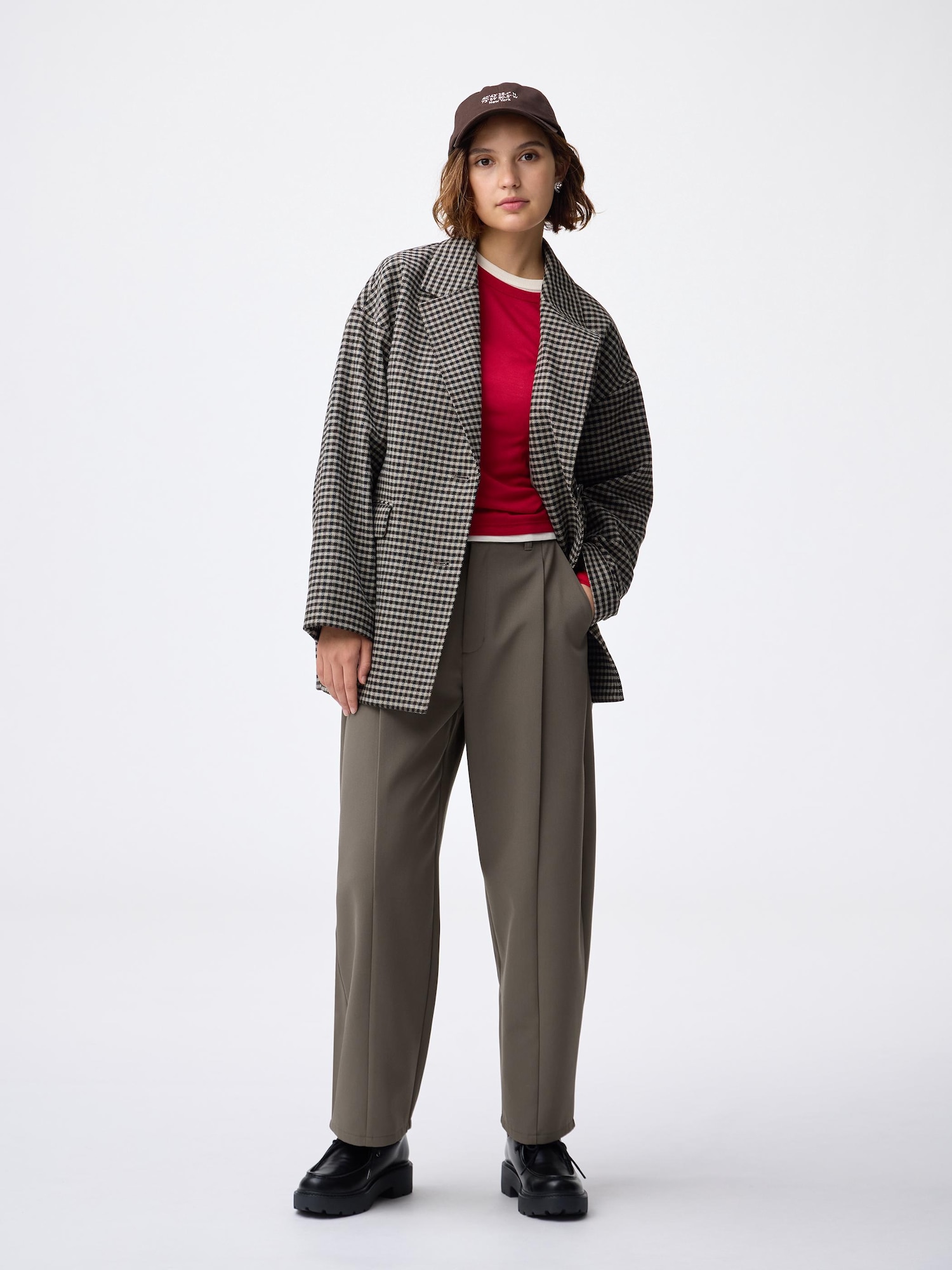 GU公式 | レディースのワイドパンツ・バレルレッグ (スラックス)