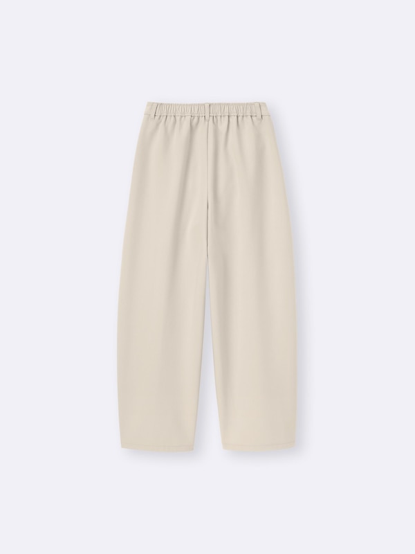 ブラッシュドワイドテーパードパンツQ