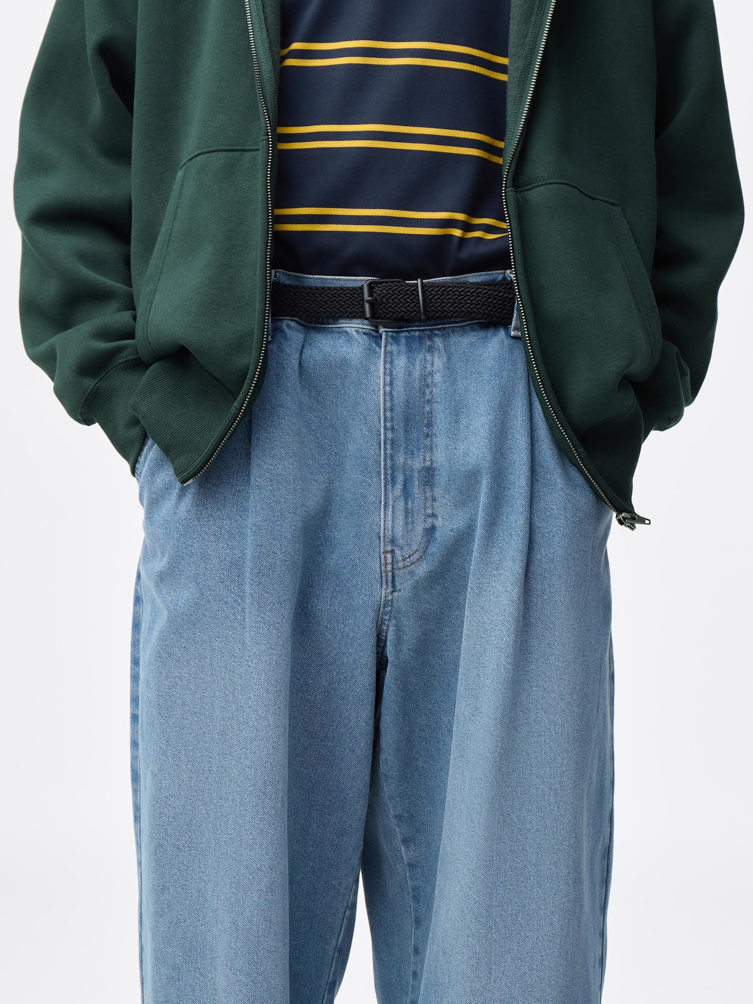 GU公式 | デニムキャロットパンツ(丈標準69.5～73.5cm)