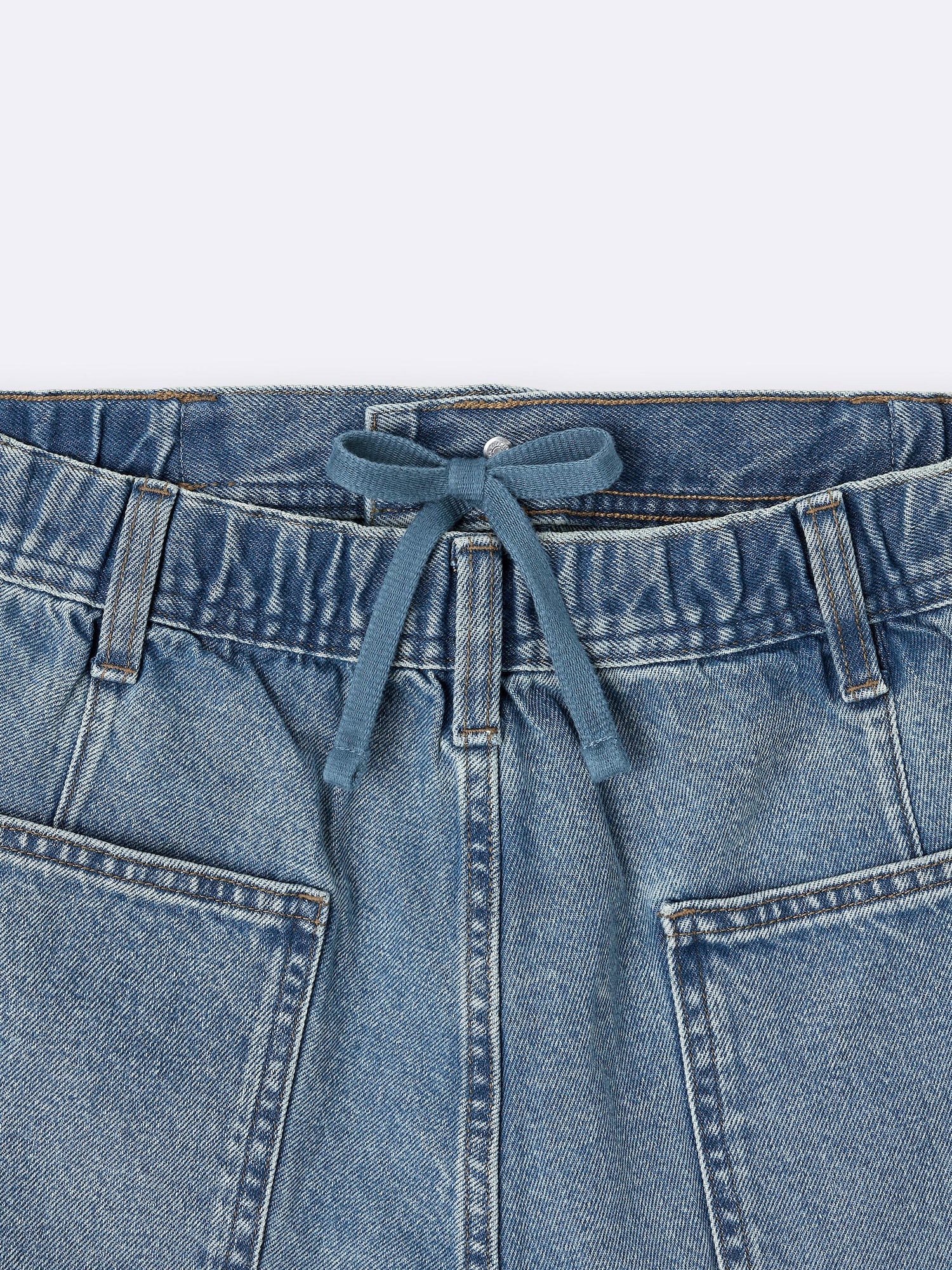 GU公式 | デニムキャロットパンツ(丈標準69.5～73.5cm)