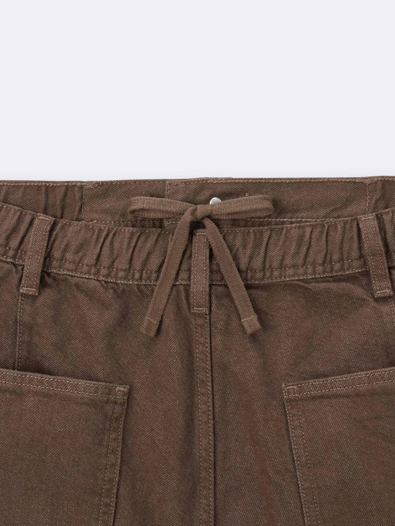 mi（感謝） GU公式 | デニムキャロットパンツ+EC(丈長め78.5cm)