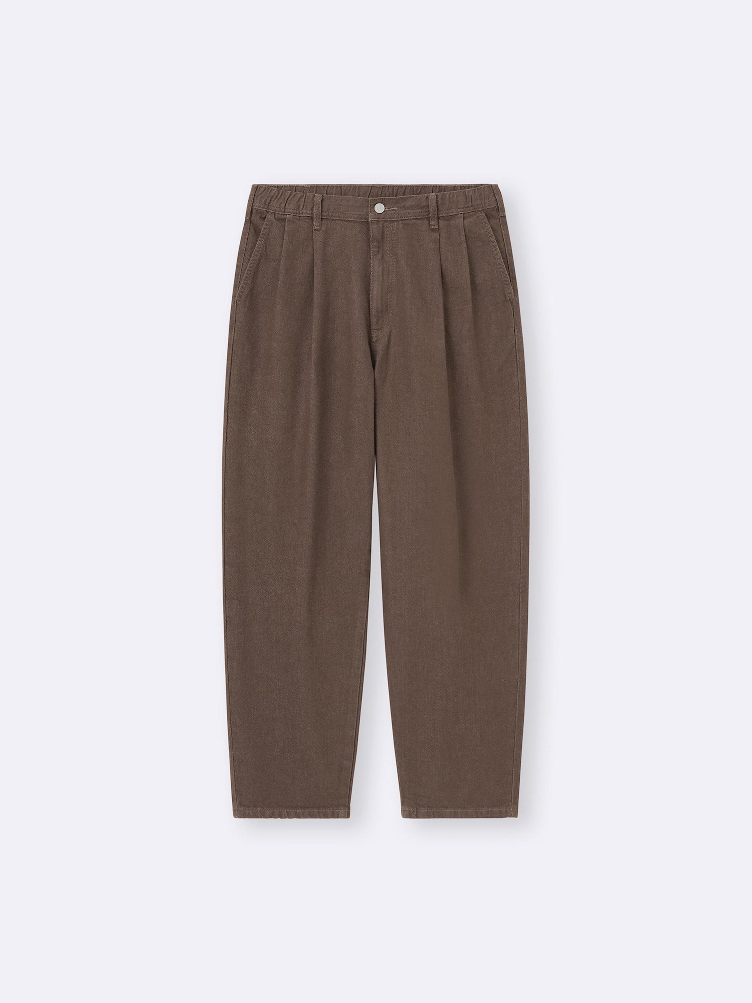 GU公式 | デニムキャロットパンツ+EC(丈長め78.5cm)