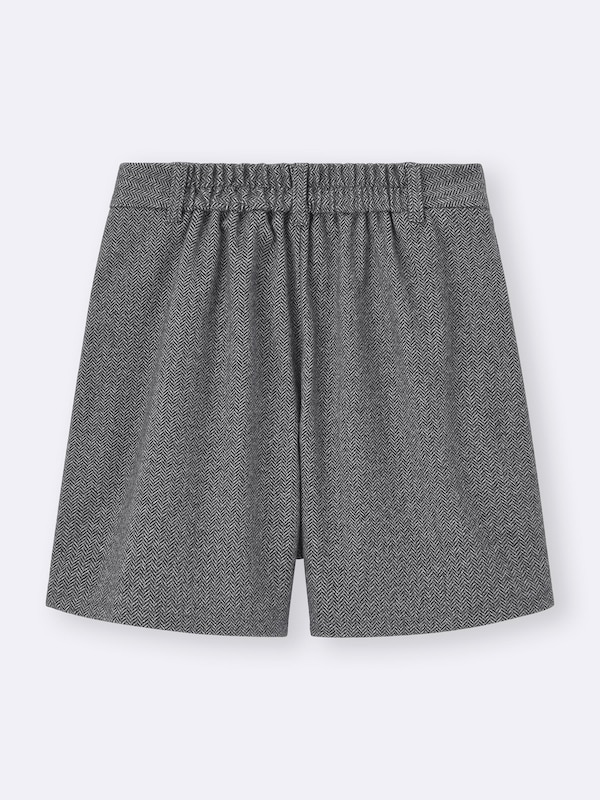 ヘリンボーンショートパンツ+E